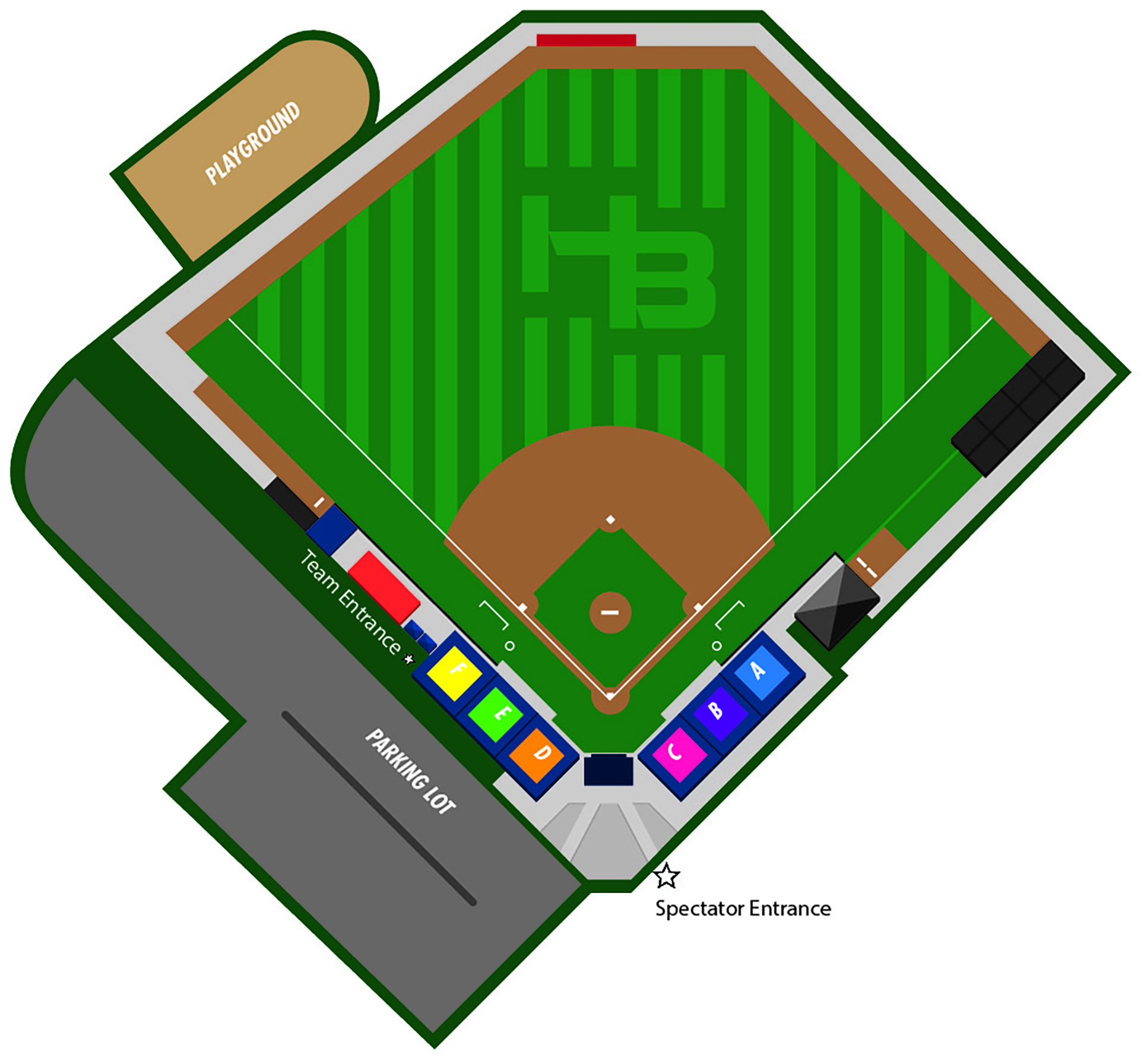 Baseball Field Map Damita Olivie